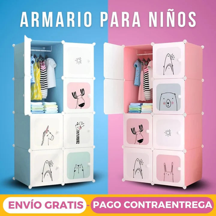 armario infantil 2 columnas
